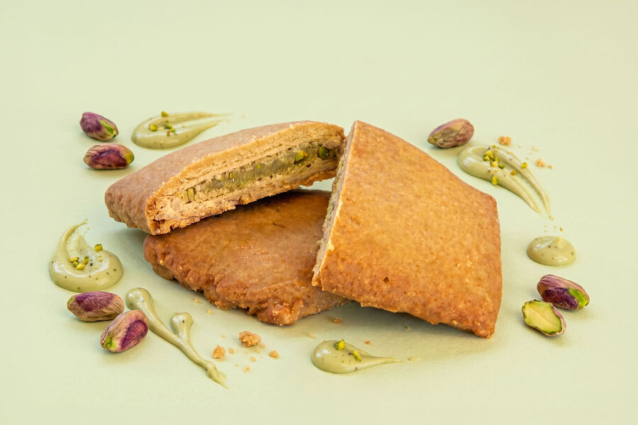 Proteinové cookies s pistáciovým krémem (7 porcí)