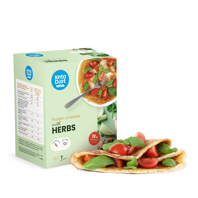 Proteínová omeleta – s bylinkami