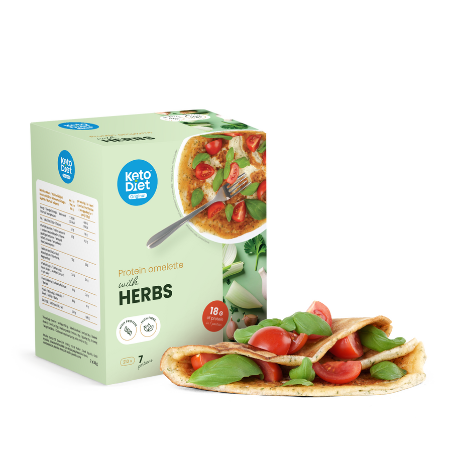 Proteínová omeleta – s bylinkami