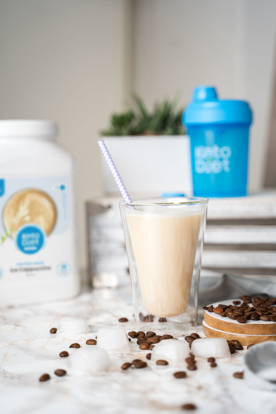 Proteínový nápoj – príchuť ľadové cappuccino