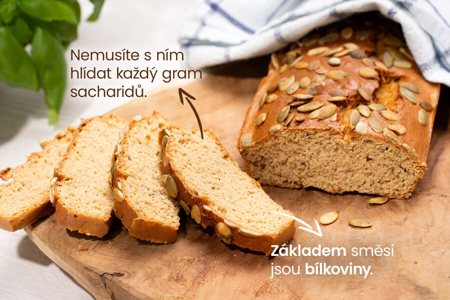 Proteinová směs na pečení – slaná