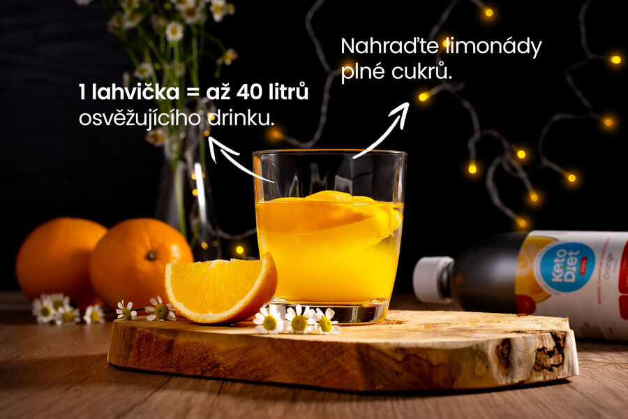 Nápojový koncentrát – příchuť pomeranč 