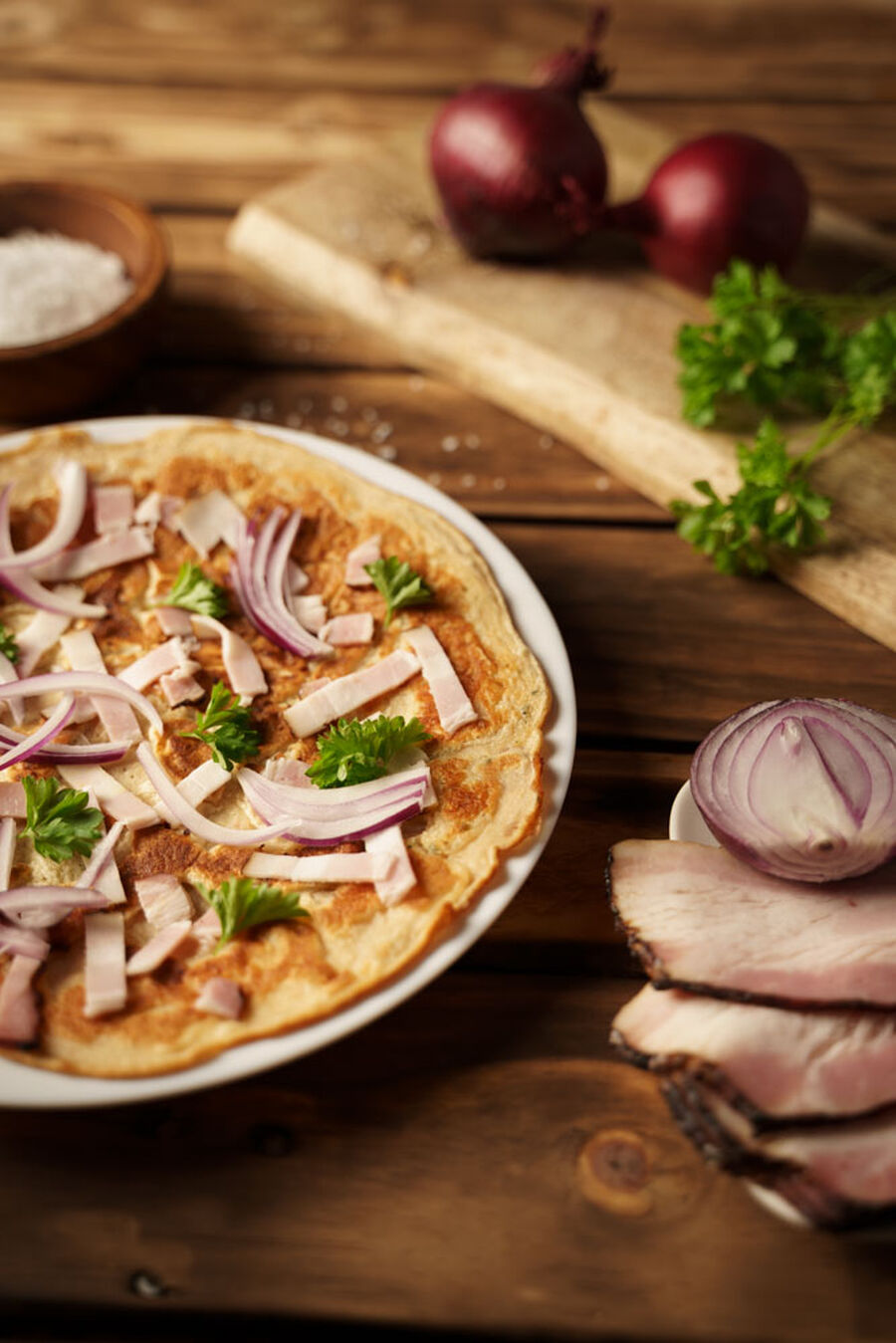 Proteínová omeleta – príchuť slanina