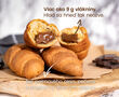 Proteínový croissant s čokoládovou náplňou