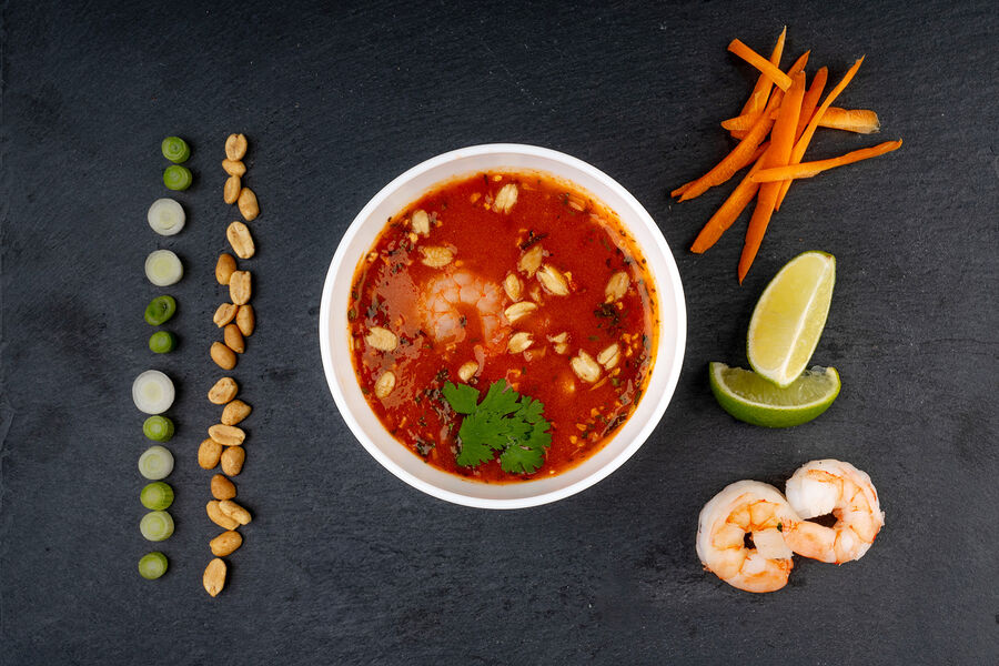 Proteinová polévka – příchuť thajské krevety