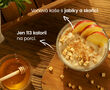 Proteinová kaše KetoDiet – příchuť jablko a skořice (7 porcí)