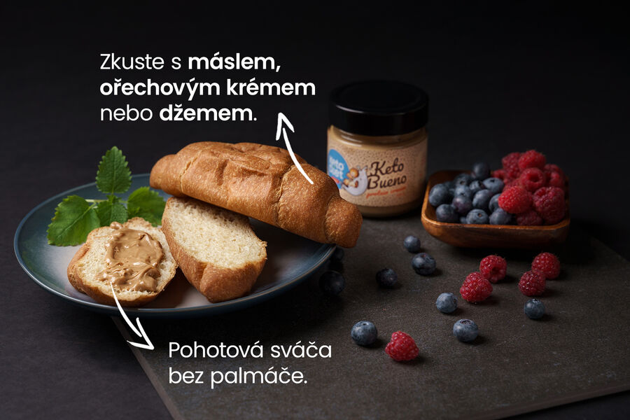Proteinový croissant – máslová příchuť