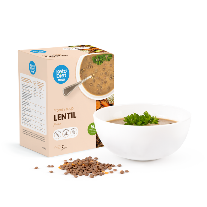 Proteinová polévka – čočková