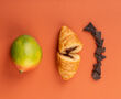 Proteínový croissant – náplň čokoláda & mango