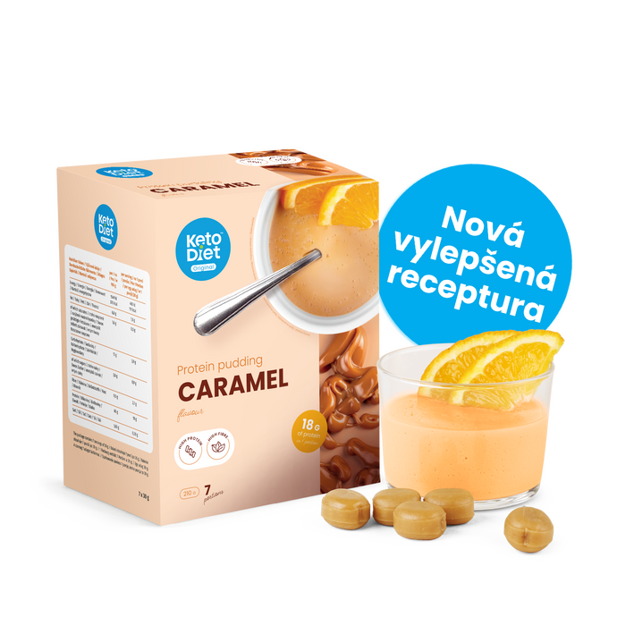 Proteinový pudink – příchuť karamel