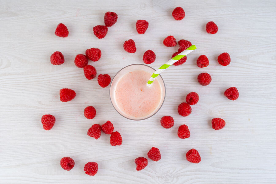 Proteínový nápoj – príchuť malina