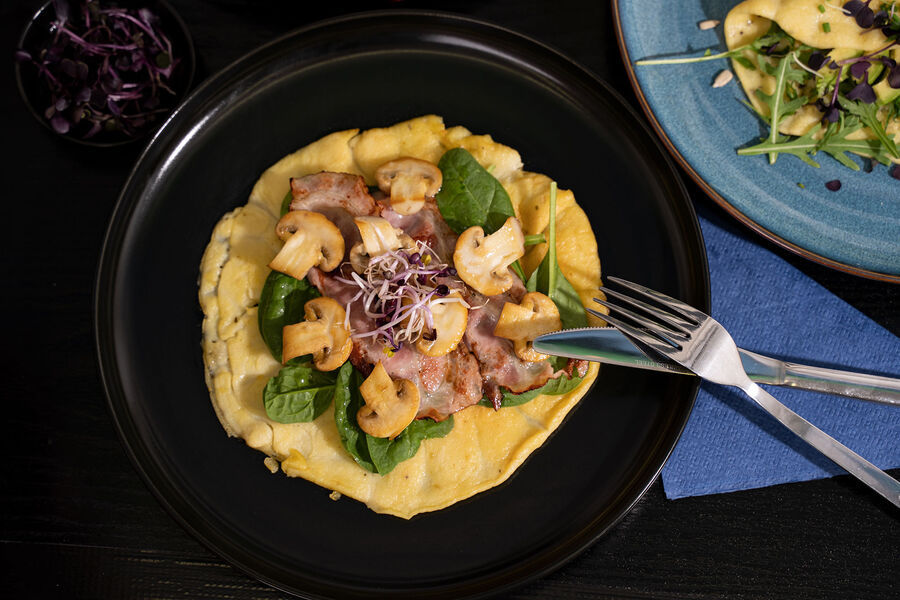 Proteinová omeleta – příchuť slanina 