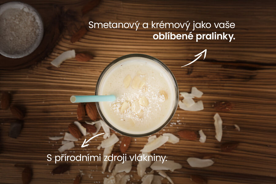 Proteinový nápoj – příchuť mandle & kokos