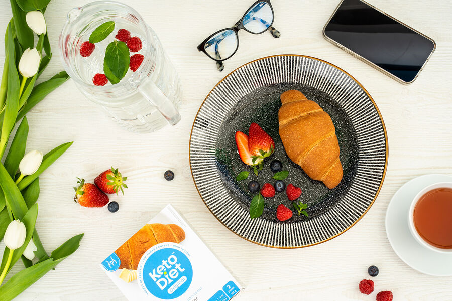 Proteinový croissant – máslová příchuť