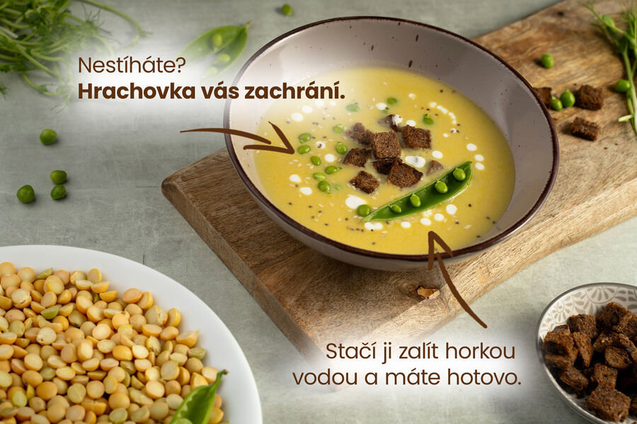 Proteinová polévka – hrachová (7 porcí)