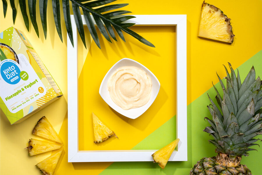 Proteínová kapsička – príchuť ananás a jogurt (7 porcií)