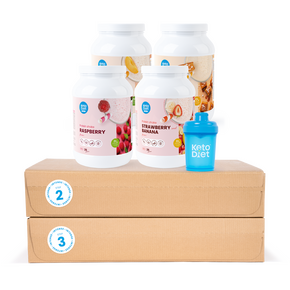 Kompletní INTENSE proteinové nápoje na 12 týdnů (1. + 2. + 3. krok)