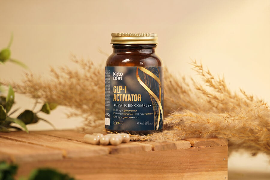 Doplněk stravy KetoDiet GLP-1 Activator – Metabolic Balance s berberinem (90 kapslí)