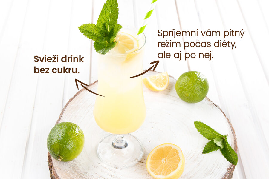 Nápojový koncentrát – príchuť citrón-limeta 