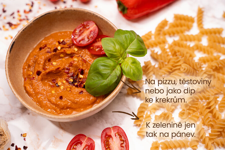 Proteinová omáčka arrabbiata