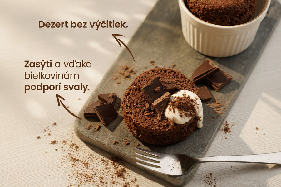 Proteinový mugcake KetoDiet – príchuť čokoláda (7 porcií)
