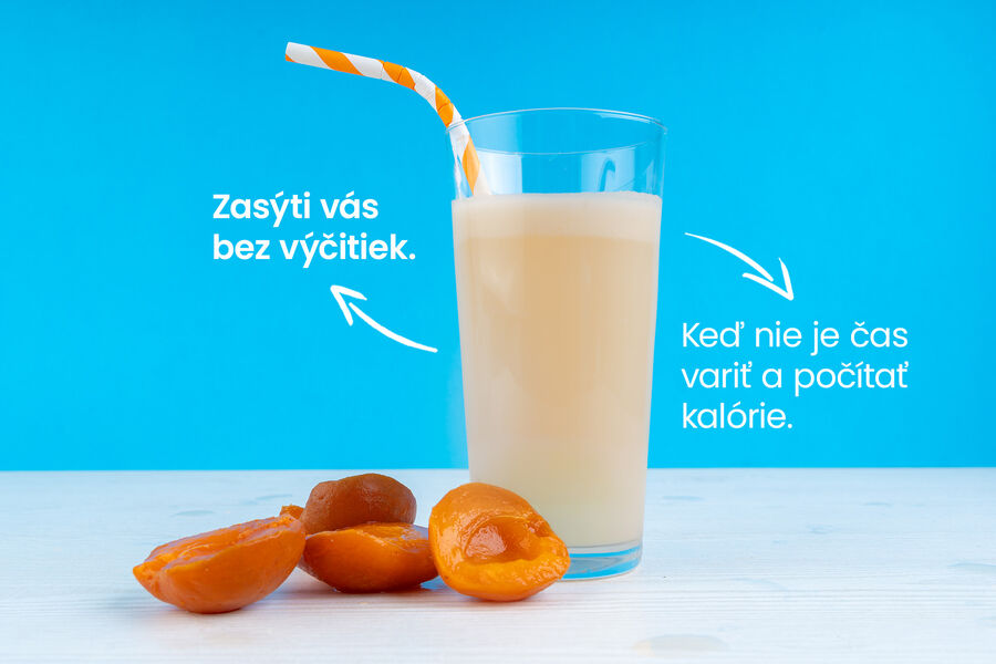 Proteínový nápoj – príchuť marhuľa