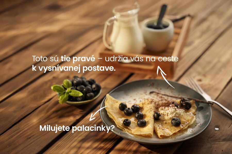 Proteínová palacinka – príchuť vanilka