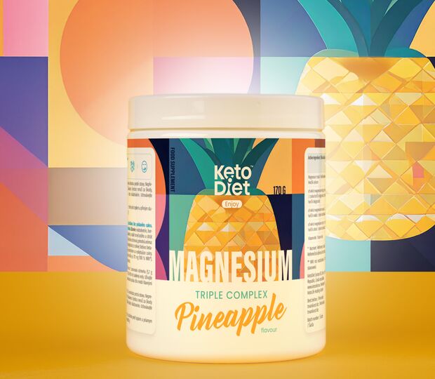 Doplněk stravy KetoDiet – Magnesium Triple Komplex 