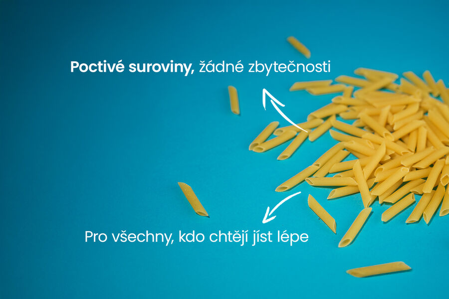 Proteinové těstoviny – penne