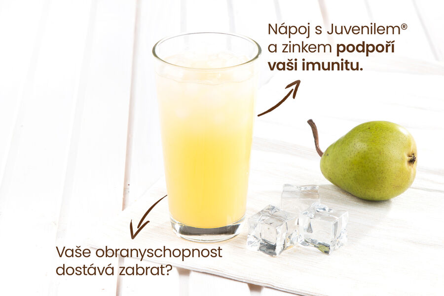Nápojový koncentrát s Juvenilem – příchuť hruška