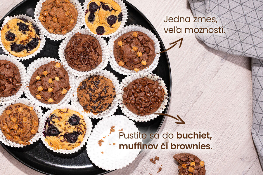 Proteínová zmes na pečenie – sladká