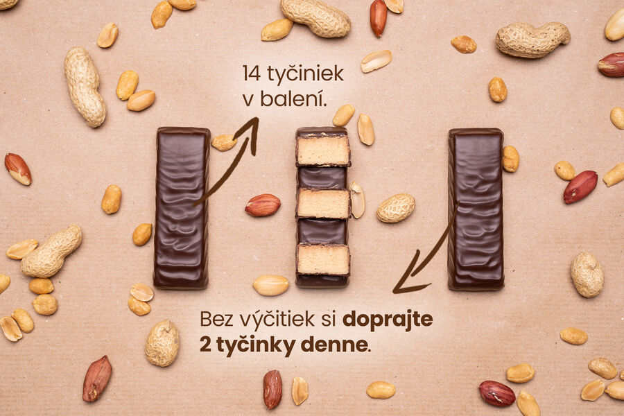 Proteínové tyčinky – s arašidmi