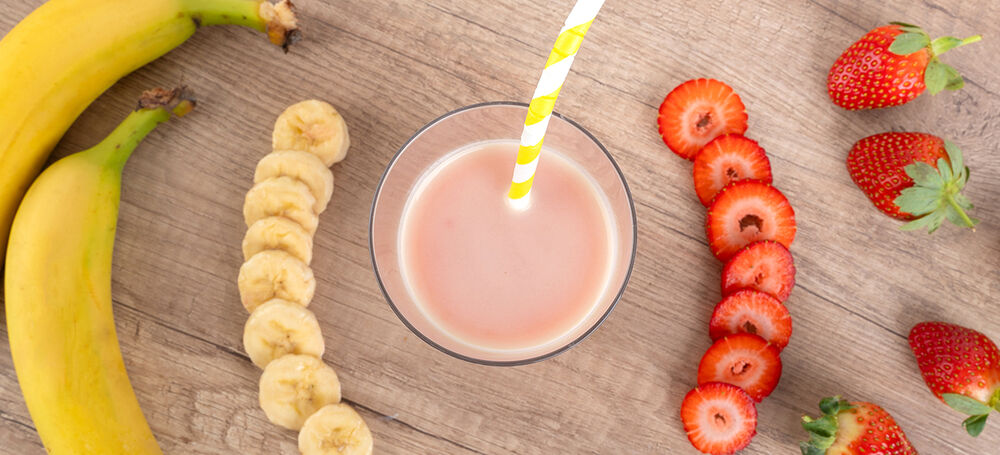 Proteínový nápoj KetoDiet – príchuť jahoda & banán (7 porcií)