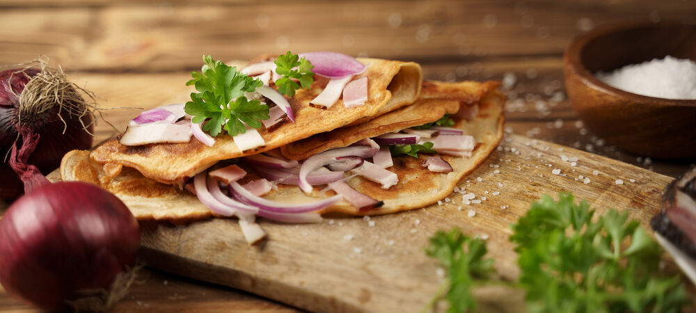 Proteínová omeleta KetoDiet – príchuť slanina s cibuľou