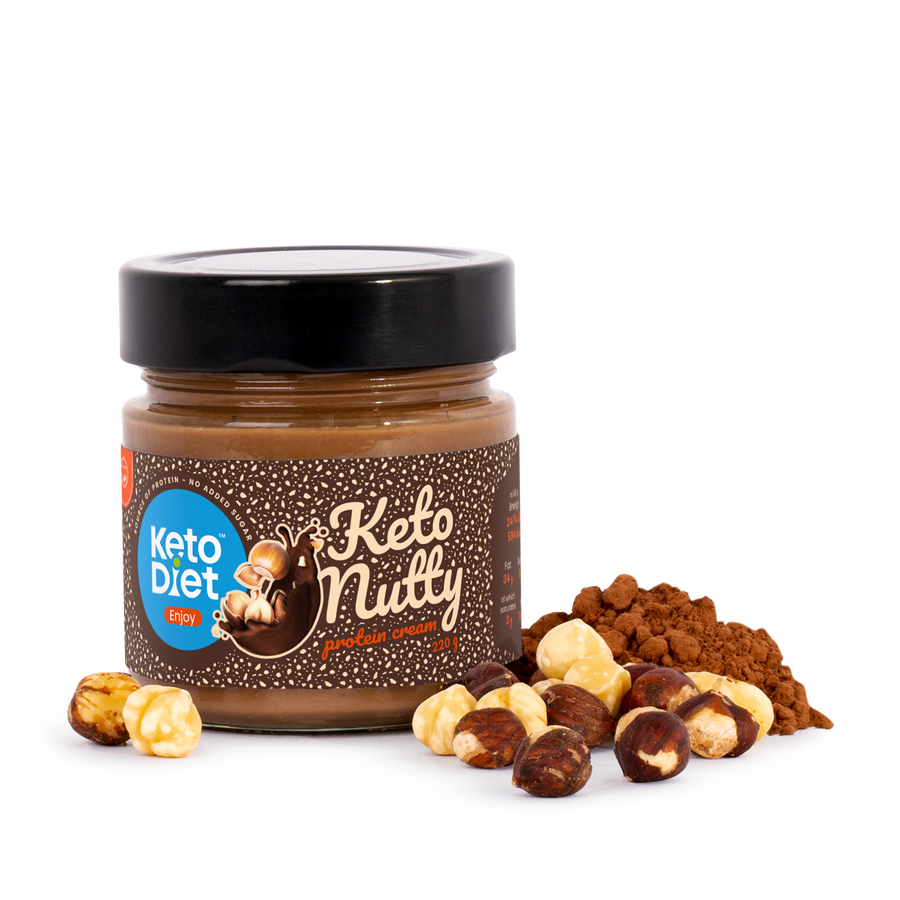 Keto Nutty – proteínový krém s brezovým cukrom (220 g)