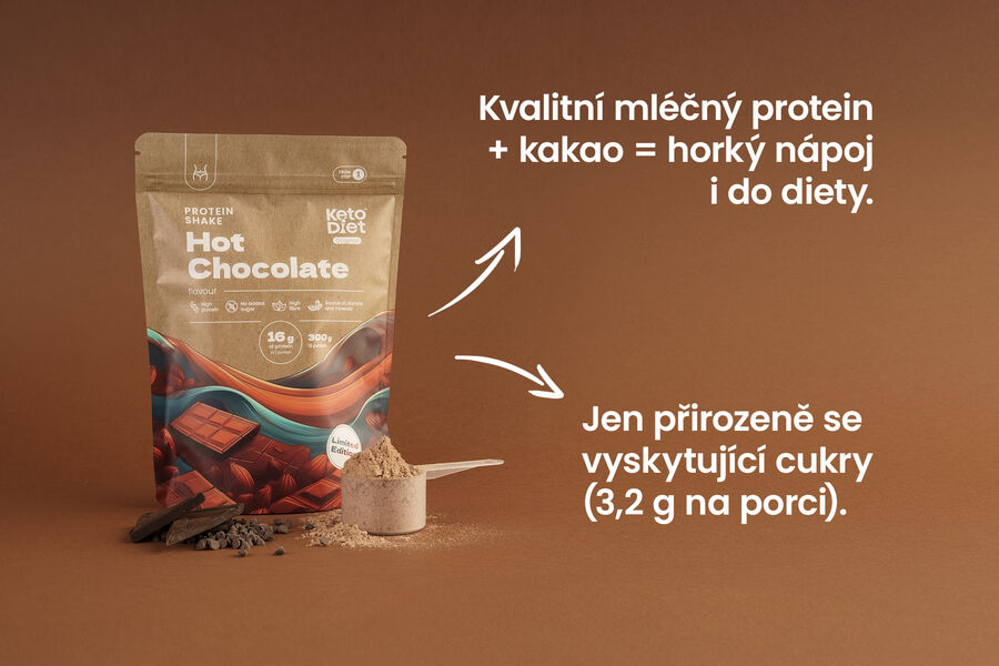 Proteinový nápoj – příchuť horká čokoláda