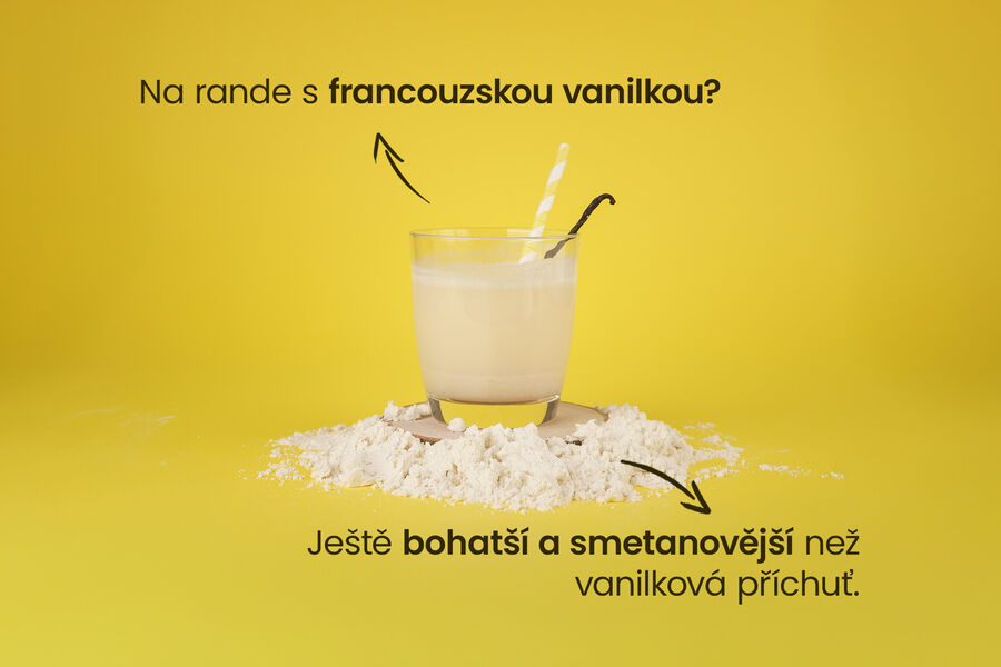 Proteinový nápoj – příchuť francouzská vanilka