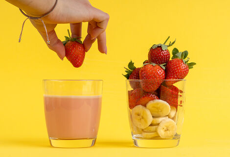 Proteínový nápoj KetoDiet – príchuť jahoda & banán (35 porcií) 