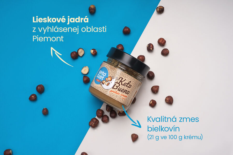 Keto Bueno – proteínový krém s brezovým cukrom