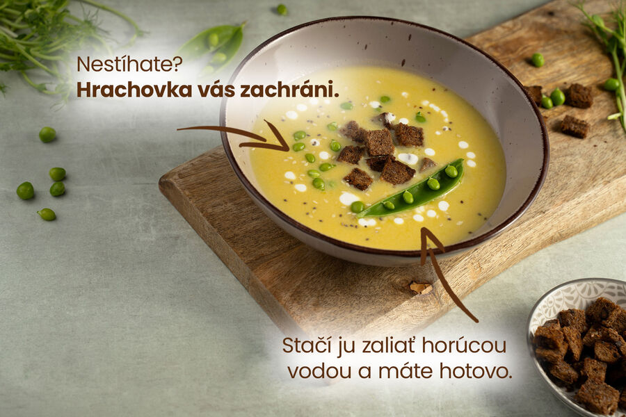 Proteínová polievka – hrachová (7 porcií)