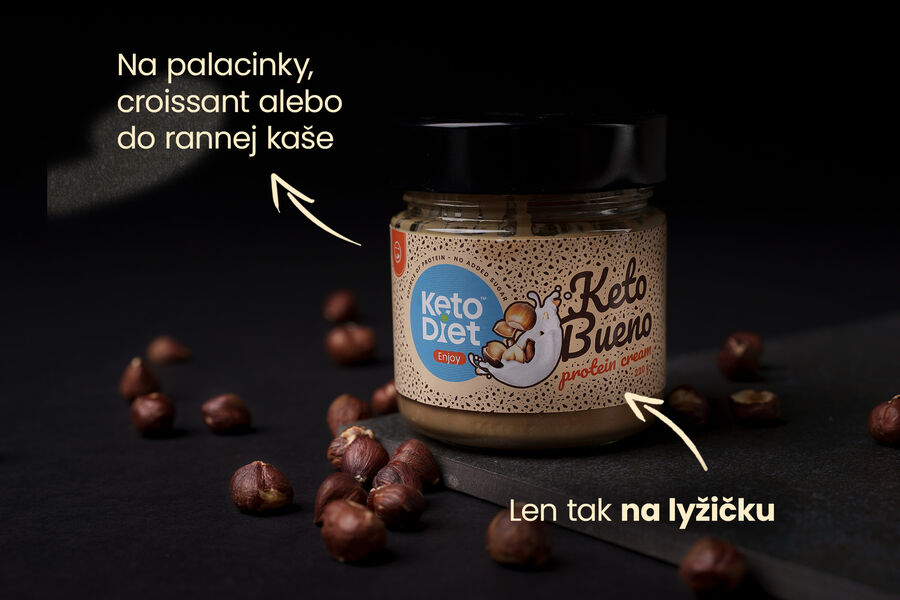 Keto Bueno – proteínový krém s brezovým cukrom