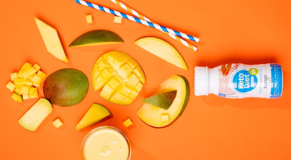 Proteínové smoothie – príchuť mango (200 ml – 1 porcia)