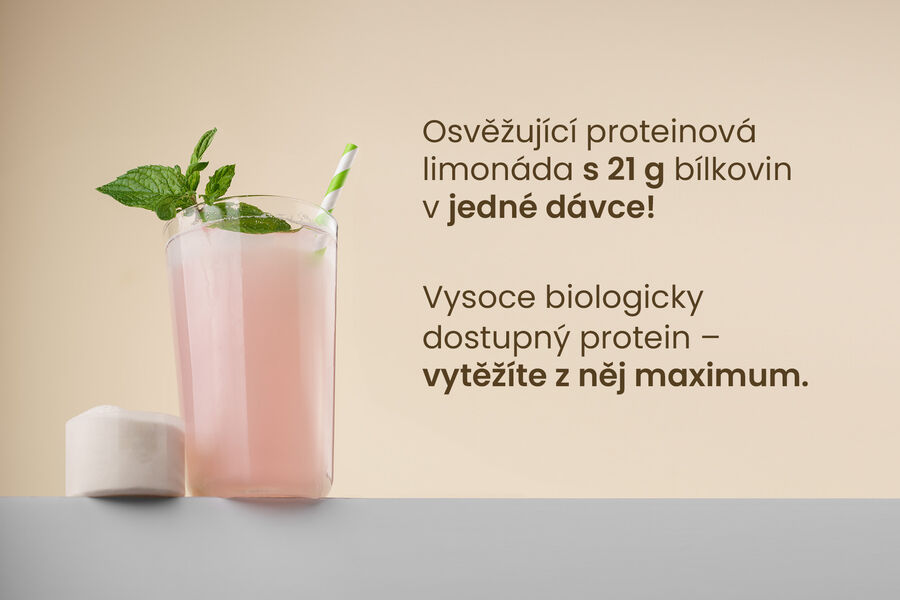 Clear Whey Protein: čirý proteinový nápoj – příchuť lesní jahoda a máta