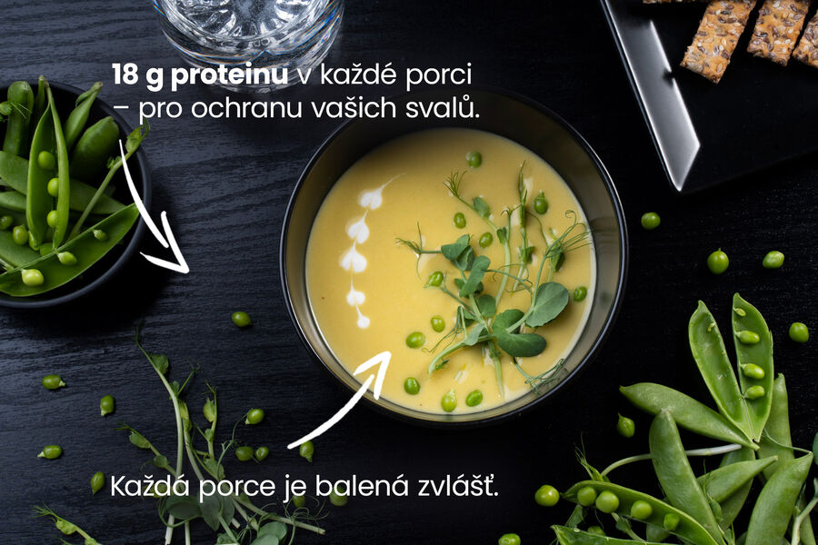 Proteinová polévka – hrachová (7 porcí)