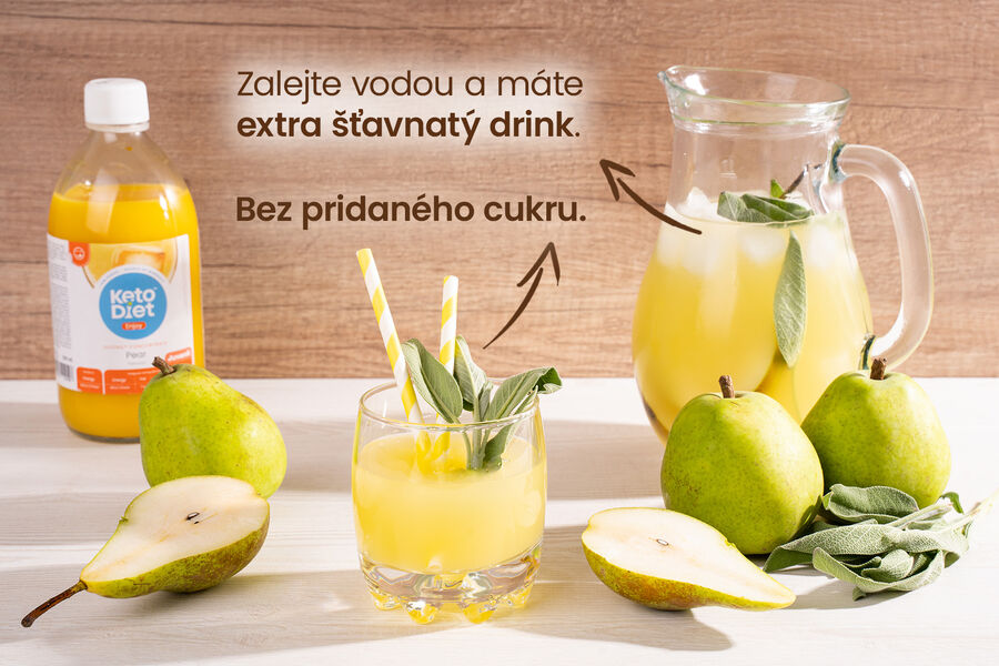 Nápojový koncentrát s Juvenilom – príchuť hruška