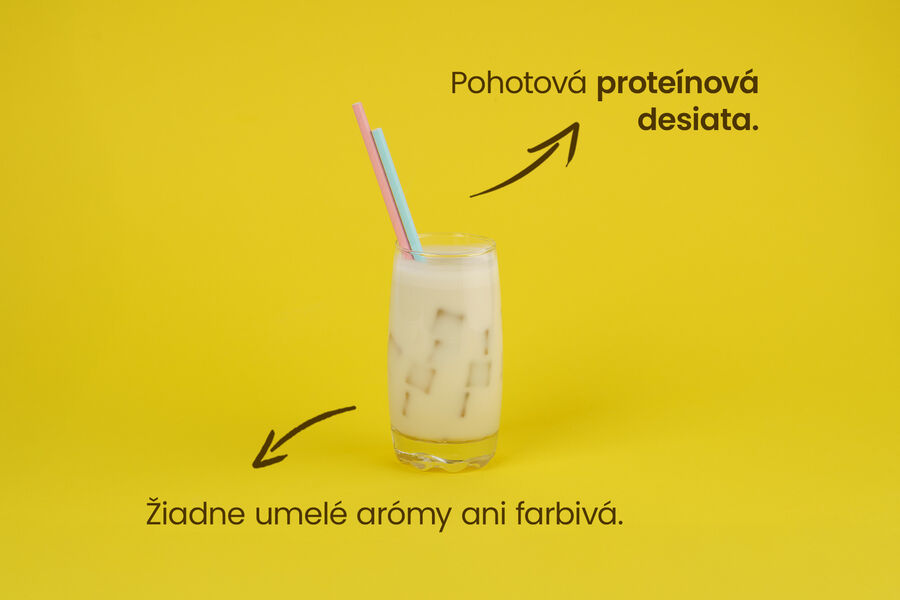 Proteínový nápoj – príchuť banán & vanilka