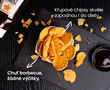 Proteinové chipsy – příchuť barbecue