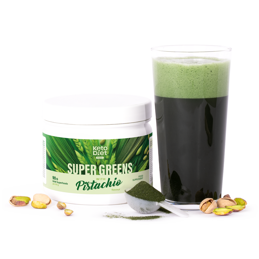Super GREENS s pistáciovou příchutí