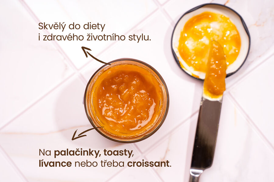 Extra broskvovo meruňkový džem bez přidaného cukru