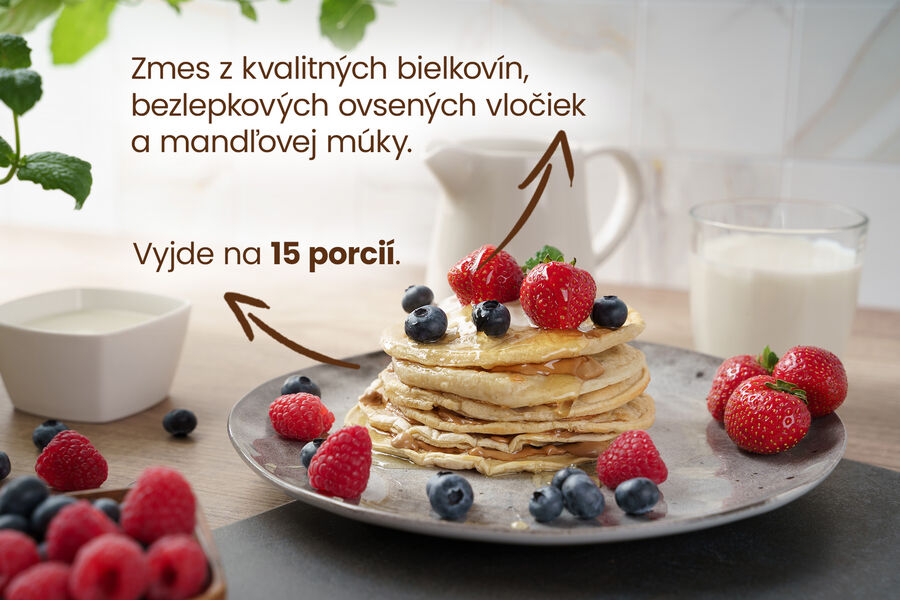 Proteínové lievance a vafle – príchuť vanilka
